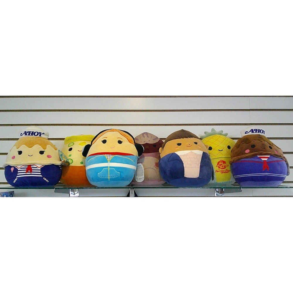 Squishmallows Lot Stranger Things COMPLETE SET‎ OF 7 Plush 10 inch NEW incl Max!